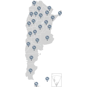 mapa de argentina